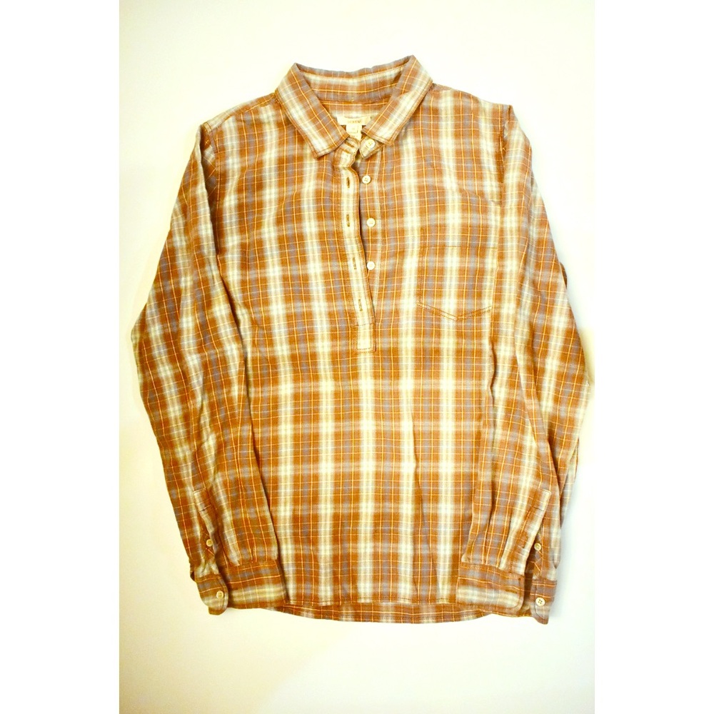 J. Crew Plaid Top